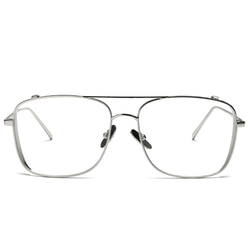 (6 PACK) Wholesale Sunglasses Oversized Women New Arrival Fashion Trendy Street 2025 - BulkSunglassesWholesale.com - Silver Frame White