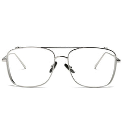 (6 PACK) Wholesale Sunglasses Oversized Women New Arrival Fashion Trendy Street 2025 - BulkSunglassesWholesale.com - Silver Frame White