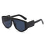 (6 PACK) Wholesale Sunglasses New Arrival Square Fashion Women Trendy Unique 2025 - BulkSunglassesWholesale.com - Black Frame Black Lens