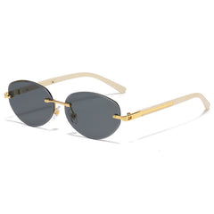 (6 PACK) Wholesale Sunglasses Fashion New Arrival Women Colorful Trendy 2025 - BulkSunglassesWholesale.com - Gold Frame Black Grey