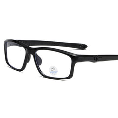 (12 PACK) Wholesale Sports Glasses New Arrival TR Sport Unisex Antiblue Light 2025 - BulkSunglassesWholesale.com - Shiny Black Frame