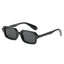 (6 PACK) Wholesale Sunglasses Rivet Fashion Trendy Street Vintage Square 2025 - BulkSunglassesWholesale.com - Black Frame Black Lens