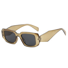 (12 PACK) Wholesale Sunglasses Fashion New Arrival Vintage Square Unique Trendy Fashion Street 2024 - BulkSunglassesWholesale.com - Clear Green Black Lens