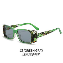(6 PACK) Wholesale Sunglasses New Arrival Square Women Fashion Unique Square 2024 - BulkSunglassesWholesale.com - Frame Black Lens