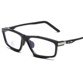 (12 PACK) Wholesale Sports Glasses TR Vintage Sport Antiblue Light Cycling 2025 - BulkSunglassesWholesale.com - Shiny Black Frame