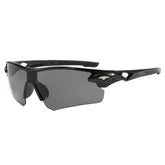 (12 PACK) Wholesale Sports Sunglasses Cycling Unisex New Arrival Outdoor Sport 2024 - BulkSunglassesWholesale.com - Black Frame Black Lens