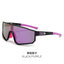 (12 PACK) Wholesale Sports Sunglasses New Arrival Fashion Sport Polarized Women Outdoor Cycling One Piece 2024 - BulkSunglassesWholesale.com - Black Frame Purple Lens