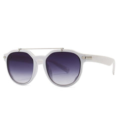(6 PACK) Wholesale Sunglasses Crossbar 2022 Round M221907 - Bulk Sunglasses Wholesale