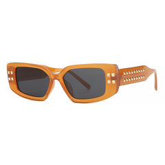 (6 PACK) Wholesale Sunglasses 2023 - BulkSunglassesWholesale.com - Orange Grey