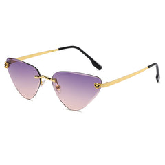 (6 PACK) Wholesale Sunglasses 2023 - BulkSunglassesWholesale.com - Gold Frame Purple Tea