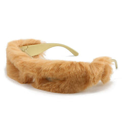 (6 PACK) Wholesale Fluffy Fur Sunglasses 2022 M124626 - Bulk Sunglasses Wholesale