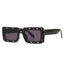 (6 PACK) Wholesale Sunglasses Openwork Square 2022 M221905 - Bulk Sunglasses Wholesale