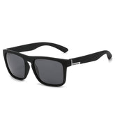 (12 PACK) Wholesale Sunglasses Vintage Cycling Polarized 2024 - BulkSunglassesWholesale.com - Matt Black Frame Black Black Lens ( Silver )