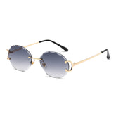 (6 PACK) Wholesale Sunglasses 2023 - BulkSunglassesWholesale.com - Gold Frame Gradient Black