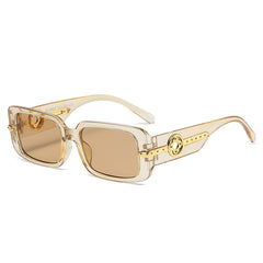 (6) PACK Wholesale Sunglasses 2023 - BulkSunglassesWholesale.com - Tea Frame Tea Lens