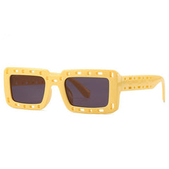 (6 PACK) Wholesale Sunglasses Openwork Square 2022 M221905 - Bulk Sunglasses Wholesale