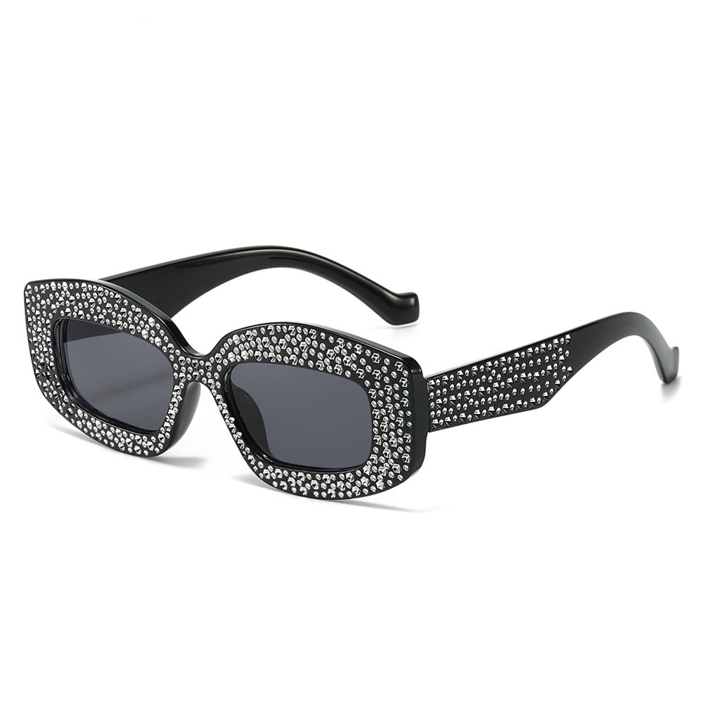 (6 PACK) Wholesale Sunglasses Unique Women Cat Eye 2024 - BulkSunglassesWholesale.com - Shiny Black Frame Black Lens