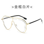 (6 PACK) Wholesale Sunglasses New Arrival Women Unique Women 2024 - BulkSunglassesWholesale.com - Gold Frame Clear Lens