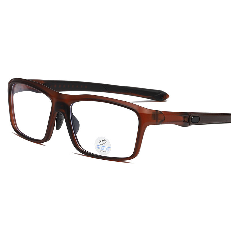 (12 PACK) Wholesale Sports Glasses TR Sport Antiblue Light Women Cycling Outdoor Sport 2025 - BulkSunglassesWholesale.com - Matt Brown Frame