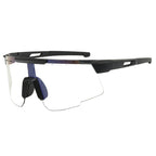 (12 PACK) Wholesale Sports Sunglasses Sport Outdoor Cycling 2024 - BulkSunglassesWholesale.com - Black Frame Grey