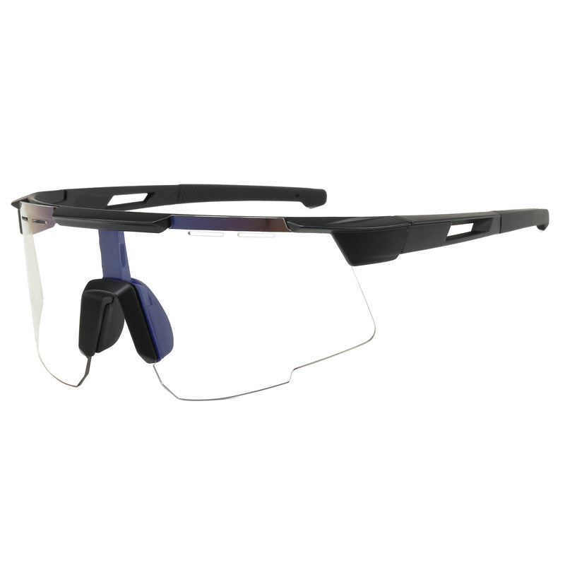 (12 PACK) Wholesale Sports Sunglasses Sport Outdoor Cycling 2024 - BulkSunglassesWholesale.com - Black Frame Grey