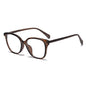 (6 PACK) Wholesale Eyeglasses Frames Vintage Korean Trendy New Arrival Antiblue Light Square 2025 - BulkSunglassesWholesale.com - Clear Tea Frame