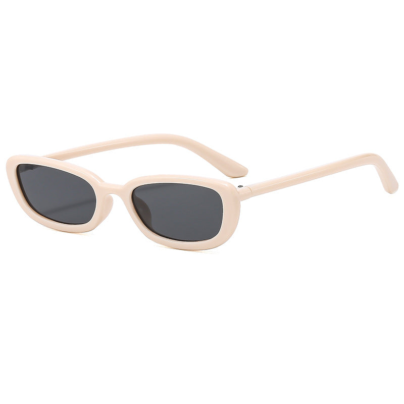 (6 PACK) Wholesale Sunglasses New Arrival Fashion Women Trendy Square 2024 - BulkSunglassesWholesale.com - Beige Yellow Frame Black Lens