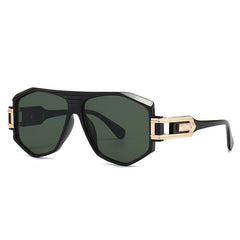 (6 PACK) Wholesale Sunglasses Aviator Street Vintage Aviator 2024 - BulkSunglassesWholesale.com - Black Frame