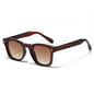 (6 PACK) Wholesale Sunglasses New Arrival Square Unique Fashion Unisex 2025 - BulkSunglassesWholesale.com - Tea Frame Gradient Tea Lens