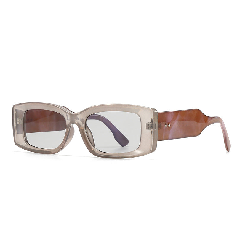 (6 PACK) Wholesale Sunglasses Vintage Trendy Women Antiblue Light 2024 - BulkSunglassesWholesale.com - Grey Frame Grey