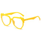 (6 PACK) Wholesale Sunglasses New Arrival Fashion Street 2024 - BulkSunglassesWholesale.com - Yellow Frame Clear Lens