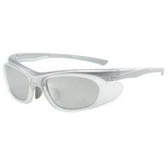 (12 PACK) Wholesale Sports Sunglasses Unique New Arrival Women Outdoor Sport Cycling 2024 - BulkSunglassesWholesale.com - Silver Frame Mirrored