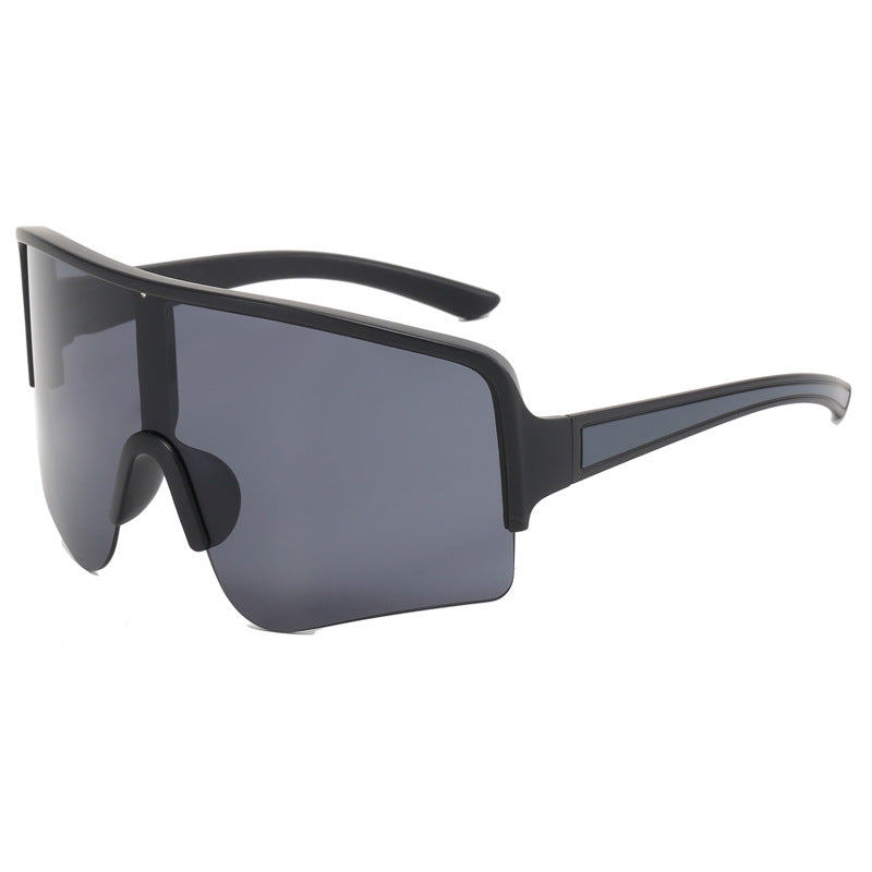 (12 PACK) Wholesale Sports Sunglasses Outdoor Sport Kids Cycling 2024 - BulkSunglassesWholesale.com - Black Frame Black Lens