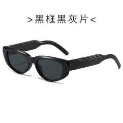 (6 PACK) Wholesale Sunglasses New Arrival Fashion Vintage Trendy Unique 2024 - BulkSunglassesWholesale.com - Black Frame Black Black Lens