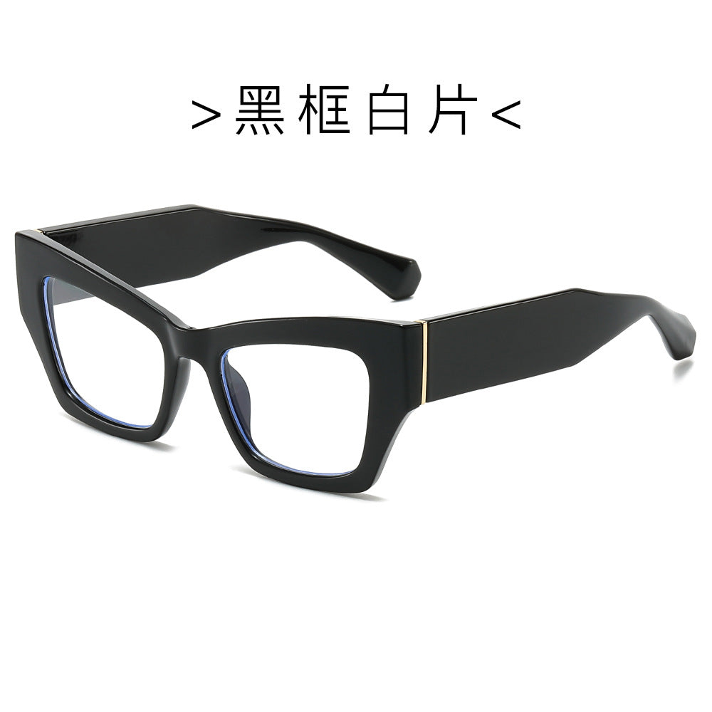 (6 PACK) Wholesale Sunglasses New Arrival Square Men Trendy 2024 - BulkSunglassesWholesale.com - Black Frame Clear Lens