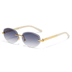 (6 PACK) Wholesale Sunglasses Fashion New Arrival Women Colorful Trendy 2025 - BulkSunglassesWholesale.com - Gold Frame Gradient Black