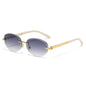 (6 PACK) Wholesale Sunglasses Fashion New Arrival Women Colorful Trendy 2025 - BulkSunglassesWholesale.com - Gold Frame Gradient Black