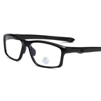 (12 PACK) Wholesale Sports Glasses New Arrival TR Sport Unisex Antiblue Light 2025 - BulkSunglassesWholesale.com - Shiny Black Frame