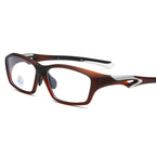 (12 PACK) Wholesale Sports Glasses Sport TR Sport 2025 - BulkSunglassesWholesale.com - Matt Brown Frame