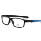 (12 PACK) Wholesale Sports Glasses New Arrival Square TR Antiblue Light Women 2025 - BulkSunglassesWholesale.com - Matt Black Frame