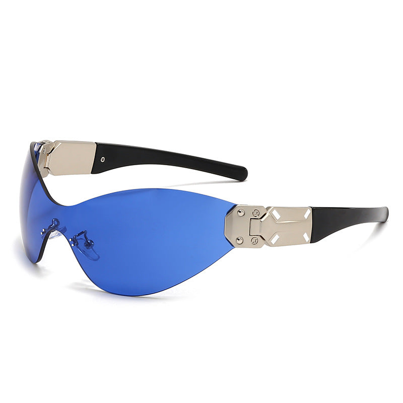 (6 PACK) Wholesale Sunglasses Square Women Vintage 2024 - BulkSunglassesWholesale.com - Black Temple Blue Lens