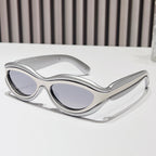 (6 PACK) Wholesale Sunglasses Unique Vintage Unisex Outdoor 2024 - BulkSunglassesWholesale.com - Silver Frame Mirrored Lens
