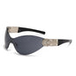 (6 PACK) Wholesale Sunglasses Square Women Vintage 2024 - BulkSunglassesWholesale.com - Silver Temple Black Lens