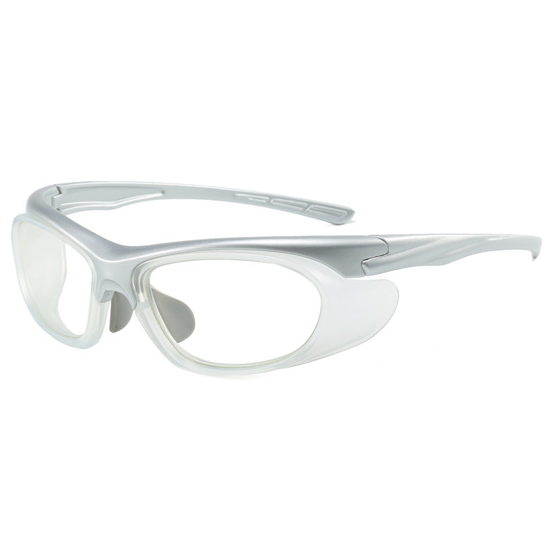 (12 PACK) Wholesale Sports Sunglasses Unique New Arrival Women Outdoor Sport Cycling 2024 - BulkSunglassesWholesale.com - Silver Frame Clear