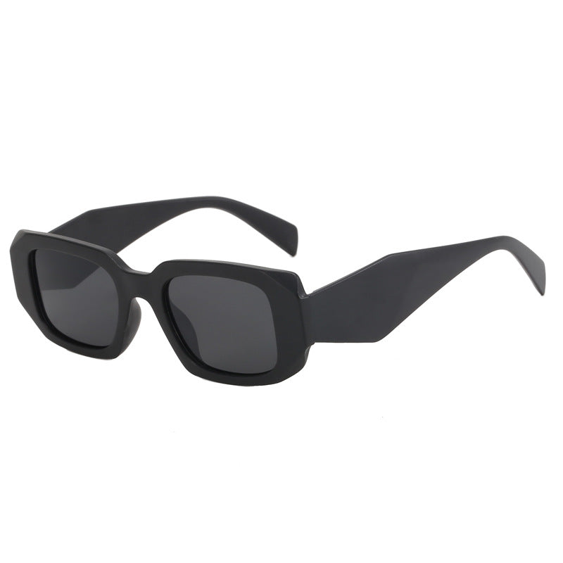 (12 PACK) Wholesale Sunglasses Korean Unique Hip Hop Fashion 2024 - BulkSunglassesWholesale.com - Matt Black Grey