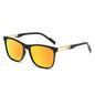 (6 PACK) Wholesale Sunglasses New Arrival Square Polarized Unique Sport Fashion 2025 - BulkSunglassesWholesale.com - Black Frame Red Mirrored