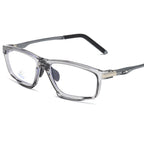 (12 PACK) Wholesale Sports Glasses TR Vintage Sport Antiblue Light Cycling 2025 - BulkSunglassesWholesale.com - Clear Grey Frame