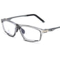 (12 PACK) Wholesale Sports Glasses TR Vintage Sport Antiblue Light Cycling 2025 - BulkSunglassesWholesale.com - Clear Grey Frame