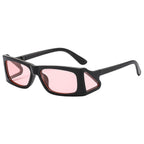 (6 PACK) Wholesale Sunglasses Fashion New Arrival Unique Trendy Unisex 2025 - BulkSunglassesWholesale.com - Black Frame Pink Lens