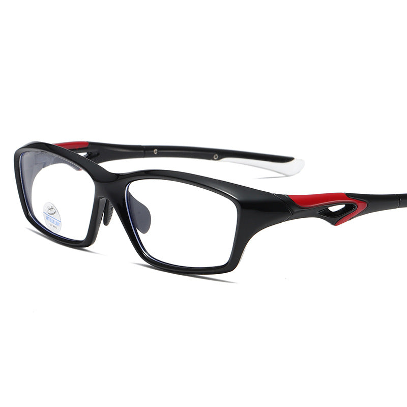 (12 PACK) Wholesale Sports Glasses Sport TR Sport 2025 - BulkSunglassesWholesale.com - Shiny Black Frame